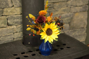Medium Fall arrangement with sunflower